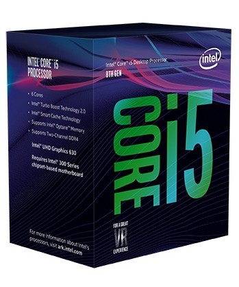 Intel Core i5-8400 (Up to 4.0Ghz/ 9Mb cache/ Socket 1151 v2) Coffee Lake